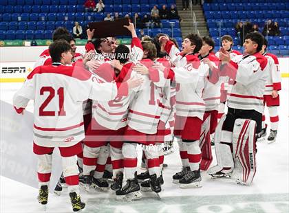 Thumbnail 2 in Joel Barlow/Weston/Abbott Tech vs. Conard (CIAC DIII Final) photogallery.