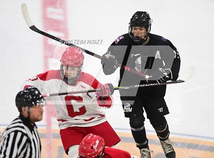Thumbnail 3 in Joel Barlow/Weston/Abbott Tech vs. Conard (CIAC DIII Final) photogallery.