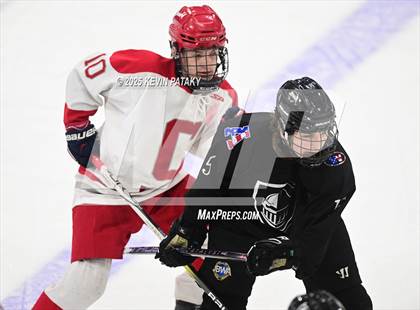Thumbnail 2 in Joel Barlow/Weston/Abbott Tech vs. Conard (CIAC DIII Final) photogallery.