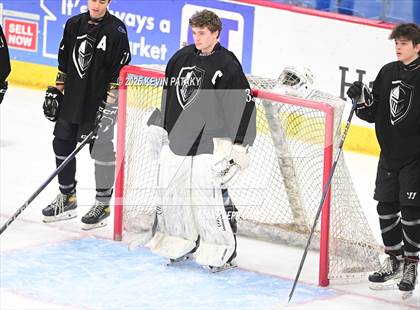Thumbnail 3 in Joel Barlow/Weston/Abbott Tech vs. Conard (CIAC DIII Final) photogallery.