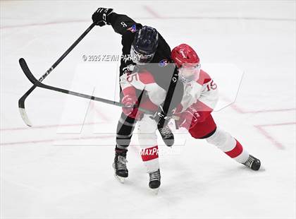 Thumbnail 2 in Joel Barlow/Weston/Abbott Tech vs. Conard (CIAC DIII Final) photogallery.