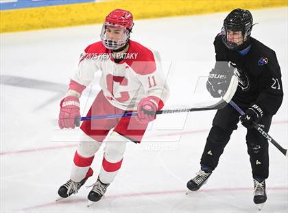 Thumbnail 2 in Joel Barlow/Weston/Abbott Tech vs. Conard (CIAC DIII Final) photogallery.