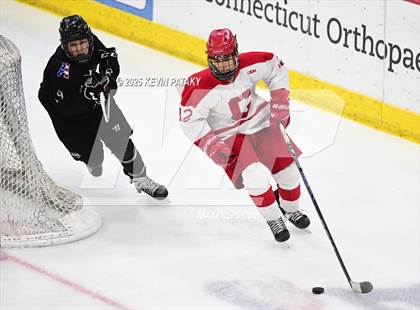 Thumbnail 2 in Joel Barlow/Weston/Abbott Tech vs. Conard (CIAC DIII Final) photogallery.