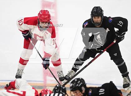 Thumbnail 2 in Joel Barlow/Weston/Abbott Tech vs. Conard (CIAC DIII Final) photogallery.