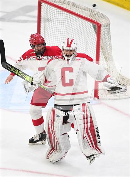 Thumbnail 2 in Joel Barlow/Weston/Abbott Tech vs. Conard (CIAC DIII Final) photogallery.