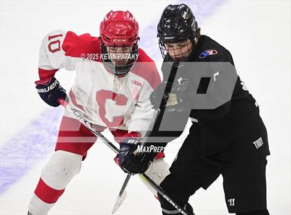 Thumbnail 2 in Joel Barlow/Weston/Abbott Tech vs. Conard (CIAC DIII Final) photogallery.