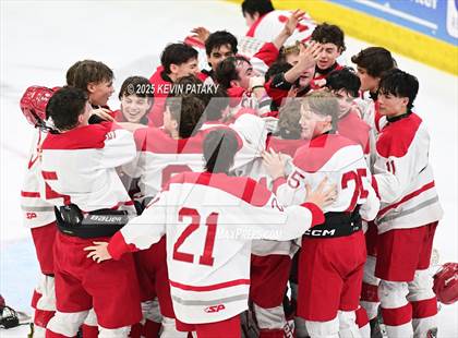 Thumbnail 3 in Joel Barlow/Weston/Abbott Tech vs. Conard (CIAC DIII Final) photogallery.