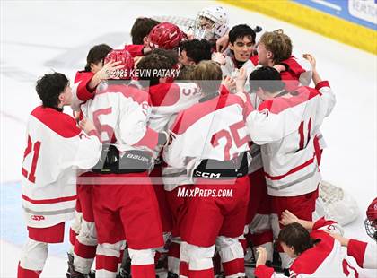 Thumbnail 2 in Joel Barlow/Weston/Abbott Tech vs. Conard (CIAC DIII Final) photogallery.
