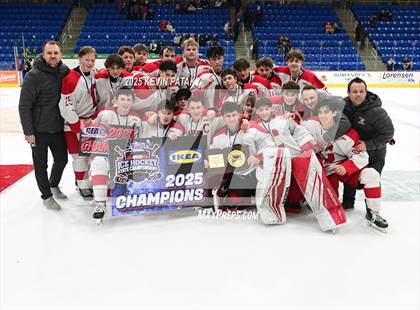 Thumbnail 3 in Joel Barlow/Weston/Abbott Tech vs. Conard (CIAC DIII Final) photogallery.