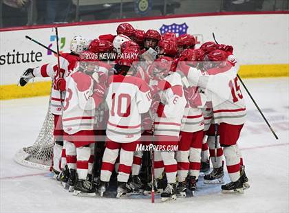 Thumbnail 2 in Joel Barlow/Weston/Abbott Tech vs. Conard (CIAC DIII Final) photogallery.