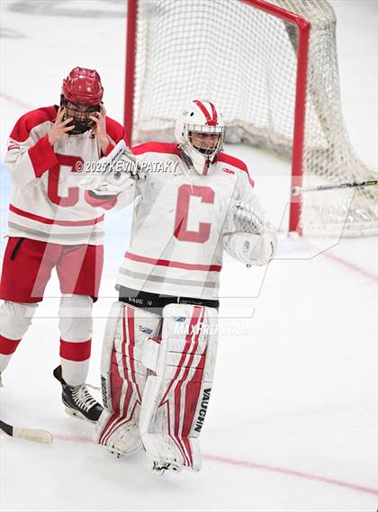 Thumbnail 2 in Joel Barlow/Weston/Abbott Tech vs. Conard (CIAC DIII Final) photogallery.