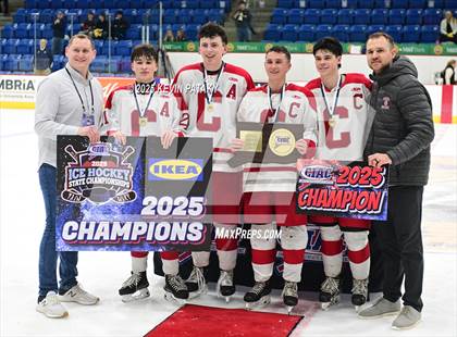 Thumbnail 1 in Joel Barlow/Weston/Abbott Tech vs. Conard (CIAC DIII Final) photogallery.