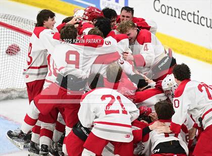Thumbnail 2 in Joel Barlow/Weston/Abbott Tech vs. Conard (CIAC DIII Final) photogallery.