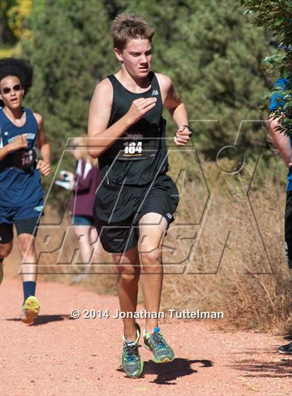 Thumbnail 1 in CHSAA 2A Region 2 Cross Country Finals photogallery.