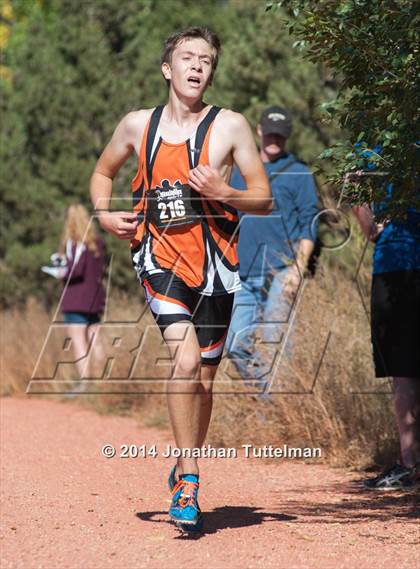 Thumbnail 3 in CHSAA 2A Region 2 Cross Country Finals photogallery.