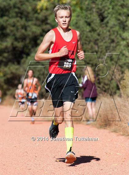 Thumbnail 3 in CHSAA 2A Region 2 Cross Country Finals photogallery.