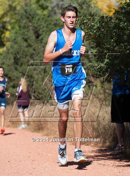 Thumbnail 1 in CHSAA 2A Region 2 Cross Country Finals photogallery.