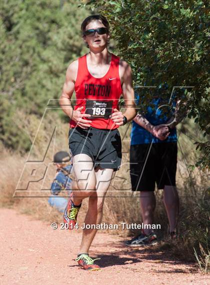 Thumbnail 1 in CHSAA 2A Region 2 Cross Country Finals photogallery.