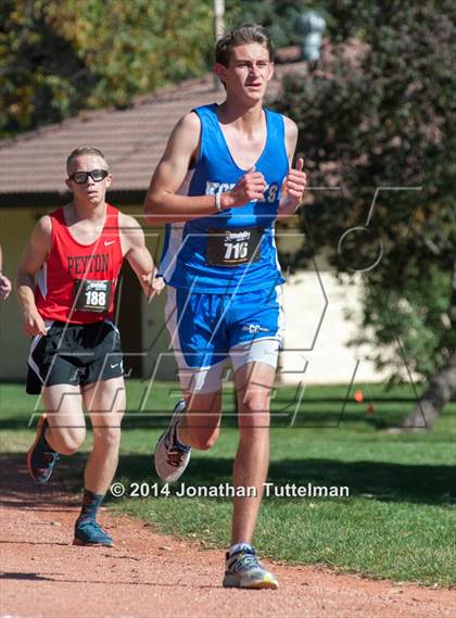 Thumbnail 1 in CHSAA 2A Region 2 Cross Country Finals photogallery.