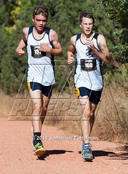 Thumbnail 1 in CHSAA 2A Region 2 Cross Country Finals photogallery.