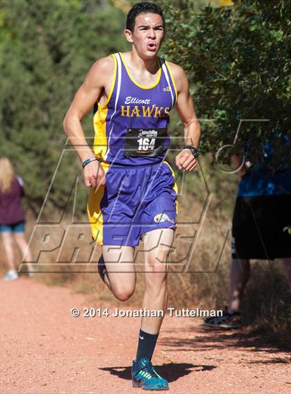Thumbnail 3 in CHSAA 2A Region 2 Cross Country Finals photogallery.