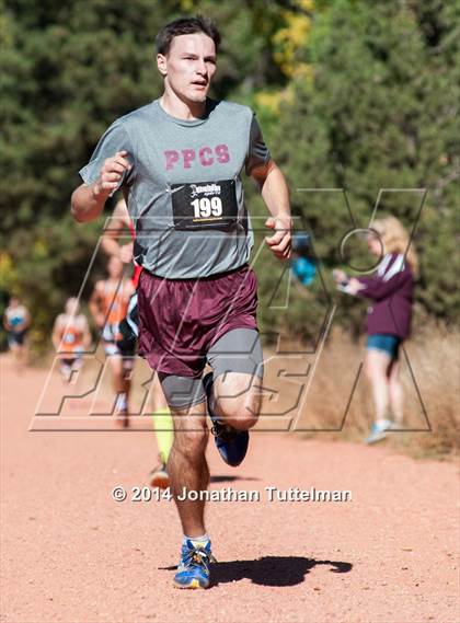 Thumbnail 1 in CHSAA 2A Region 2 Cross Country Finals photogallery.