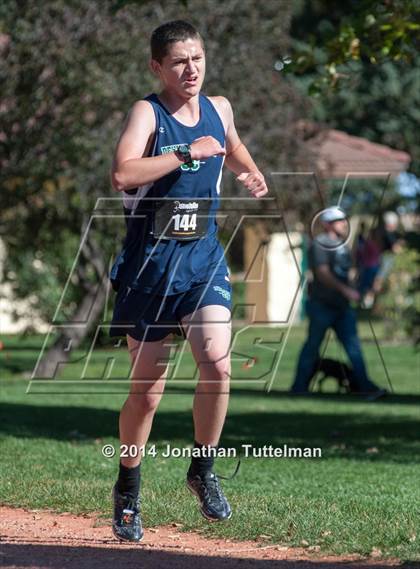 Thumbnail 1 in CHSAA 2A Region 2 Cross Country Finals photogallery.