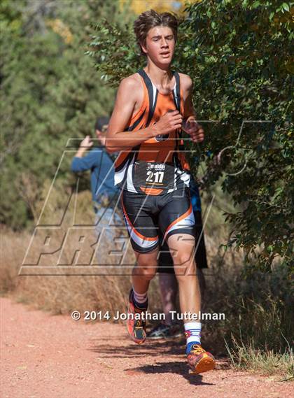 Thumbnail 2 in CHSAA 2A Region 2 Cross Country Finals photogallery.