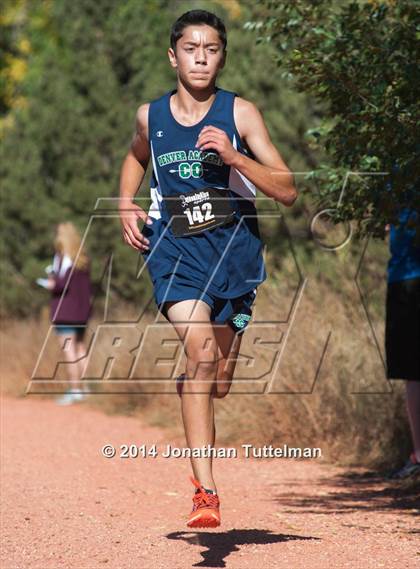 Thumbnail 1 in CHSAA 2A Region 2 Cross Country Finals photogallery.