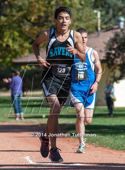 Thumbnail 3 in CHSAA 2A Region 2 Cross Country Finals photogallery.