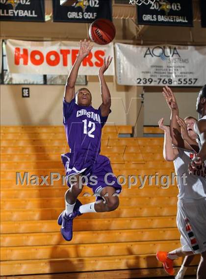 Thumbnail 1 in Whitney Young vs. Norfolk Christian (City of Palms Classic) photogallery.