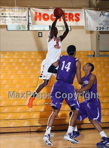 Thumbnail 1 in Whitney Young vs. Norfolk Christian (City of Palms Classic) photogallery.