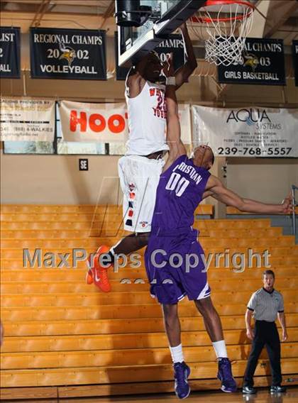 Thumbnail 1 in Whitney Young vs. Norfolk Christian (City of Palms Classic) photogallery.