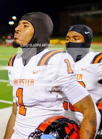 Thumbnail 3 in Forney vs. Lancaster (UIL Football 5A Division I Regional Final) photogallery.
