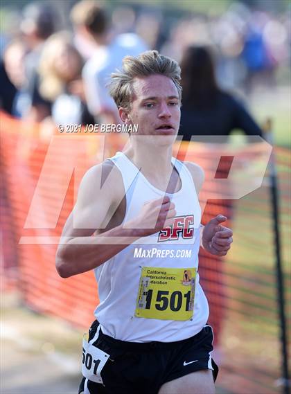 Thumbnail 3 in CIF State Cross Country Championships (Boys D5 Race) photogallery.