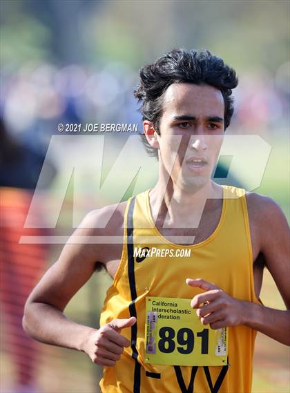 Thumbnail 1 in CIF State Cross Country Championships (Boys D5 Race) photogallery.