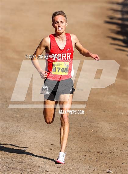 Thumbnail 1 in CIF State Cross Country Championships (Boys D5 Race) photogallery.