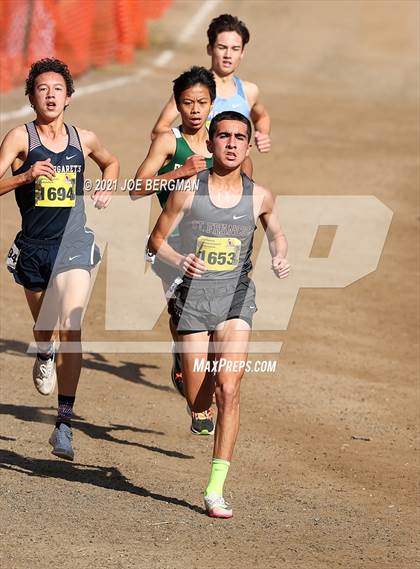 Thumbnail 2 in CIF State Cross Country Championships (Boys D5 Race) photogallery.