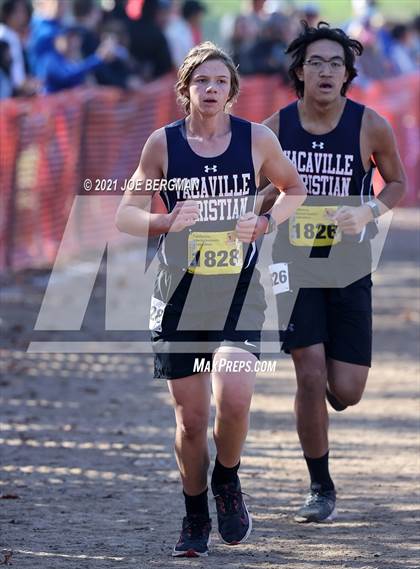 Thumbnail 1 in CIF State Cross Country Championships (Boys D5 Race) photogallery.