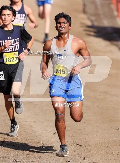 Thumbnail 2 in CIF State Cross Country Championships (Boys D5 Race) photogallery.