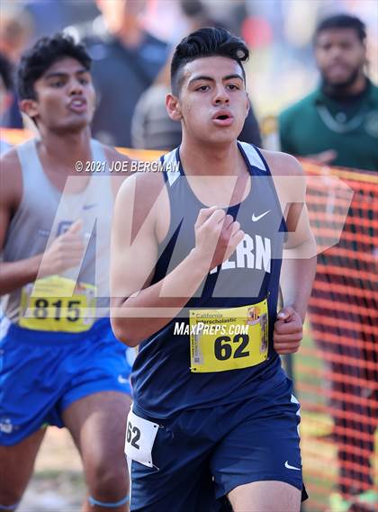 Thumbnail 1 in CIF State Cross Country Championships (Boys D5 Race) photogallery.