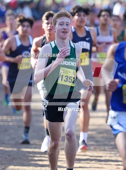 Thumbnail 2 in CIF State Cross Country Championships (Boys D5 Race) photogallery.