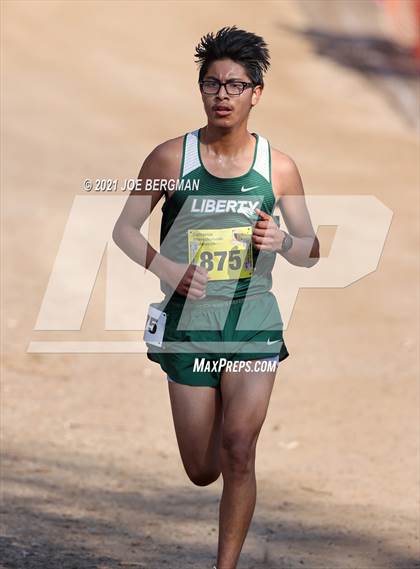 Thumbnail 1 in CIF State Cross Country Championships (Boys D5 Race) photogallery.