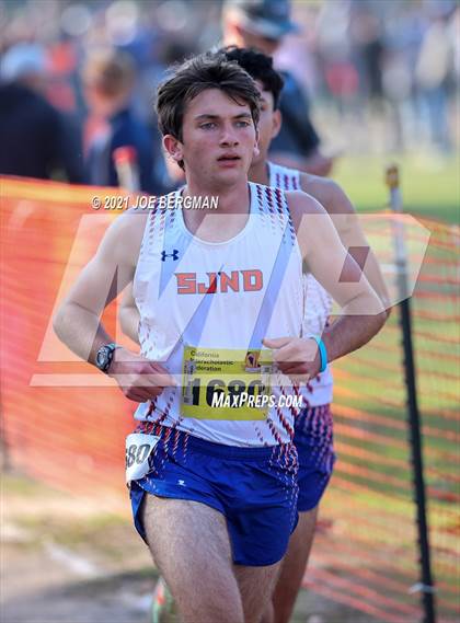 Thumbnail 1 in CIF State Cross Country Championships (Boys D5 Race) photogallery.