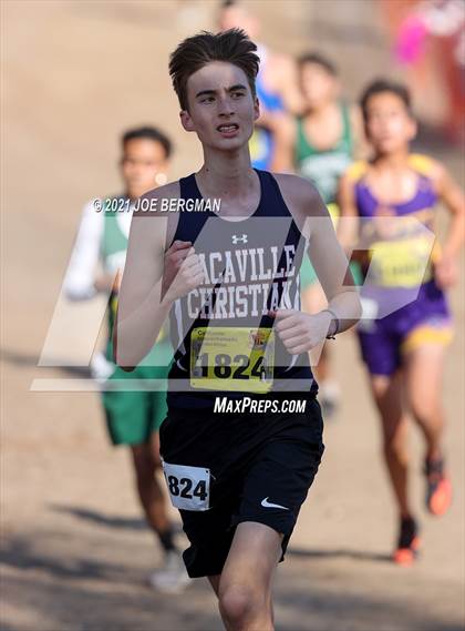 Thumbnail 1 in CIF State Cross Country Championships (Boys D5 Race) photogallery.