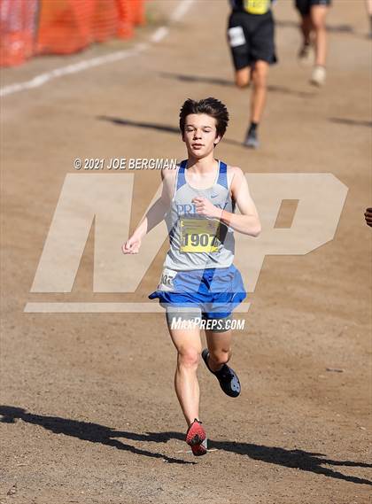 Thumbnail 2 in CIF State Cross Country Championships (Boys D5 Race) photogallery.
