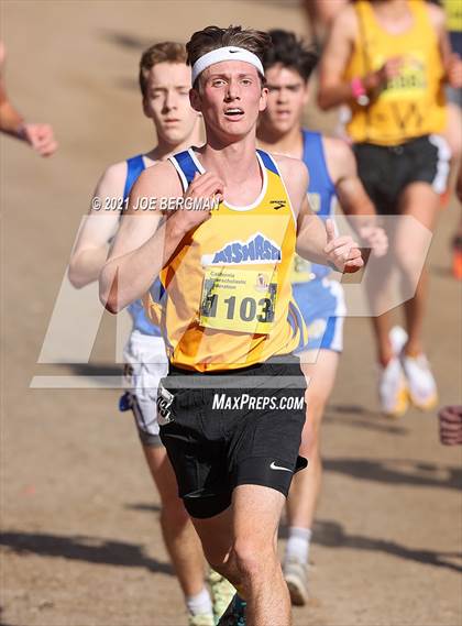 Thumbnail 2 in CIF State Cross Country Championships (Boys D5 Race) photogallery.
