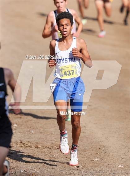 Thumbnail 2 in CIF State Cross Country Championships (Boys D5 Race) photogallery.