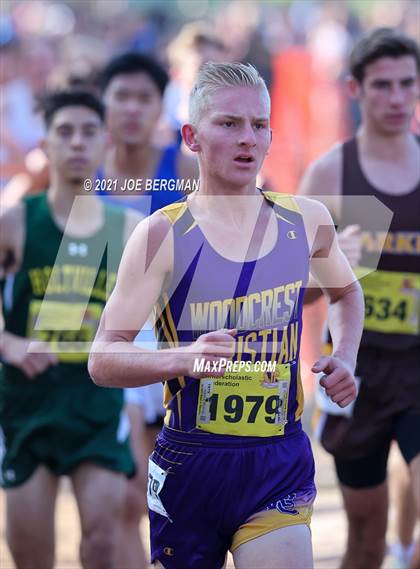 Thumbnail 3 in CIF State Cross Country Championships (Boys D5 Race) photogallery.