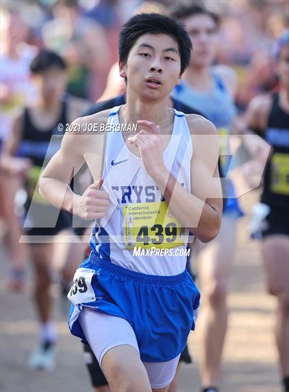 Thumbnail 2 in CIF State Cross Country Championships (Boys D5 Race) photogallery.
